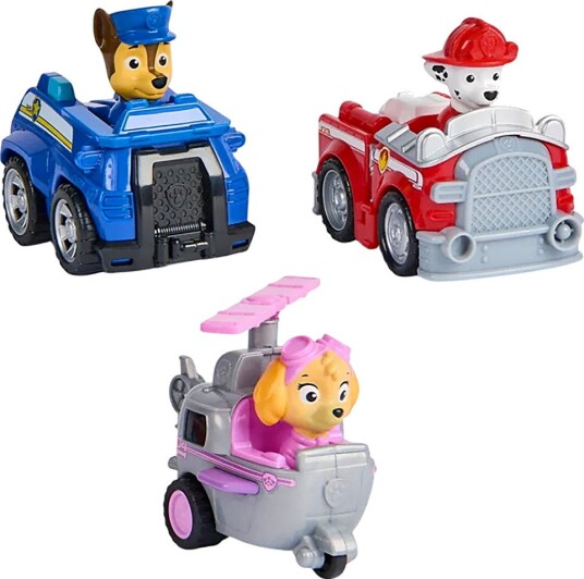 Paw Patrol Biler - Core Redningsracer - 3-pack - Paw Patrol - OneSize - Bil