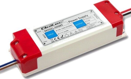 Qoltec LED Strømforsyning IP20 60W 12V 5A