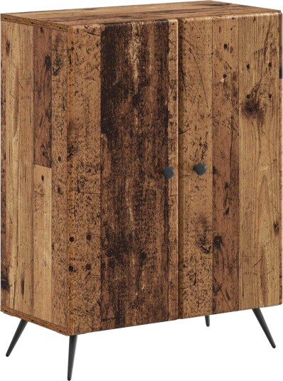 vidaXL Baderom Oppbevaringsskap BREDA Gammelt tre 59,5 x 31 x 80 cm