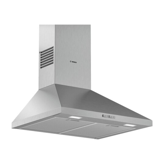 Bosch DWP64BC50 Vegghengt Kjøkkenvifte i Rustfritt Stål med Belysning og 3 Hastigheter Bosch DWP64BC50 Vegghengt Kjøkkenvifte i Rustfritt Stål med Belysning og 3 Hastigheter