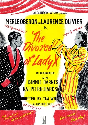 Divorce Of Lady X DVD
