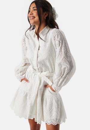 Y.A.S Holi LS Belt Dress Star White XL Y.A.S Holi LS Belt Dress Star White XL