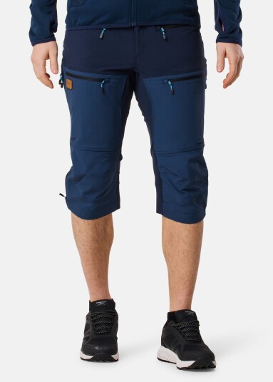 Swedemount Lofoten Stretch 3/4 Pants Dk. Navy/Denim Blue S Turbukser