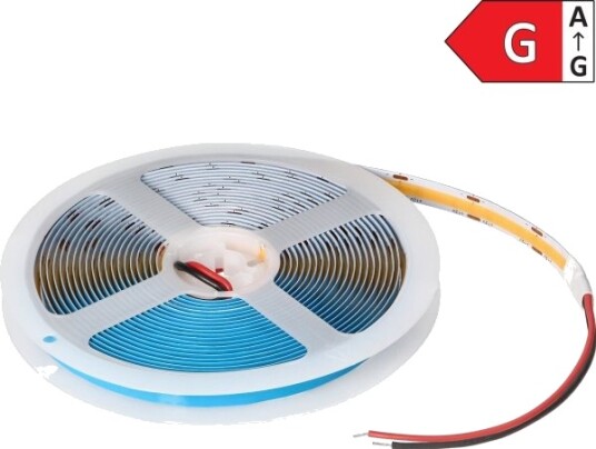 Orno Led Strip Cob Led Strip 12V 480L/M 850Lm/M 10W/M Ip20 4000K 5M Orno Led Strip Cob Led Strip 12V 480L/M 850Lm/M 10W/M Ip20 4000K 5M