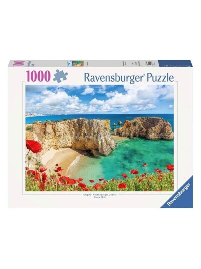Ravensburger Jigsaw puzzle Poppies in the Algarve Portugal 1000 pcs. Gulv Ravensburger Jigsaw puzzle Poppies in the Algarve Portugal 1000 pcs. Gulv