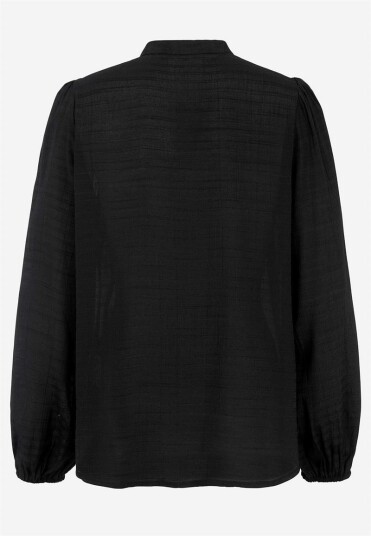 Freequent Skir bluse med broderi