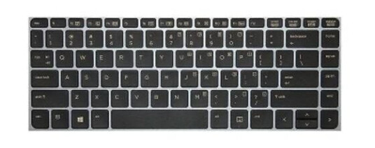 HP Folio 1040 G3 Keyboard (FR) Backlit - Brbart tastatur - til utskifting - Fransk