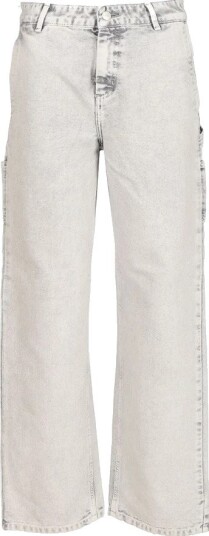 Carhartt Wip Dame Jeans Grå W26,