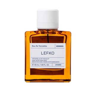 Korres Lefko Unisex Eau de Toilette 50ml med Friske Fruktige Noter