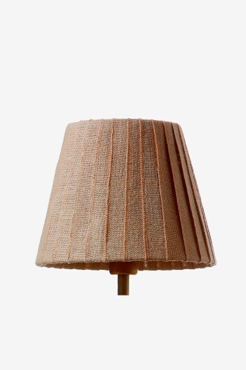 Alde & Lind Lampeskjerm Karin D27 jute Brun