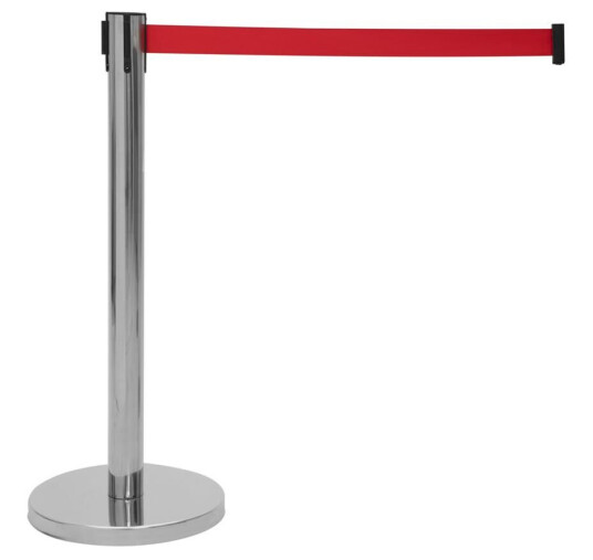 EuroLite Barrier System With Retractable Rød Belt EuroLite Barrier System With Retractable Rød Belt