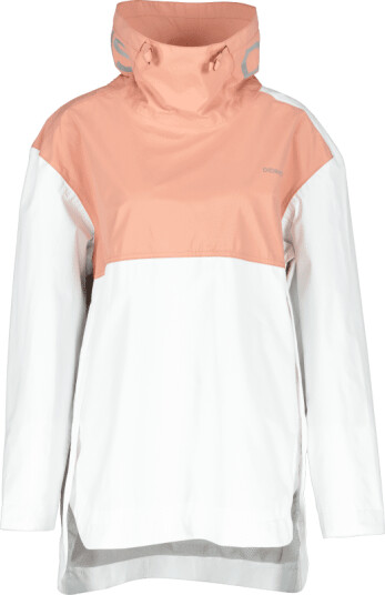 Didriksons Women's Thyra Jacket 2 34, White/Pink/White Didriksons Women's Thyra Jacket 2 34, White/Pink/White