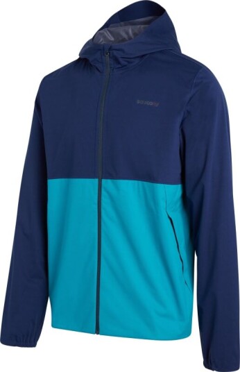 Saucony Men's Boulder Drizzle Jacket Blå S Man