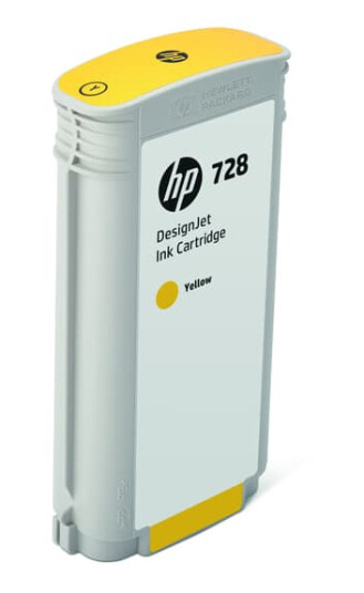 HP Blekk Gul 728 130ml - Dj T730
