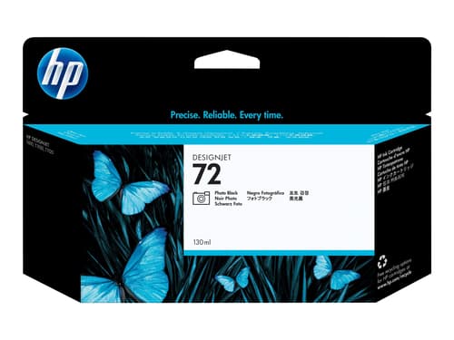 HP Blekk Foto Svart No.72 - T1100 130ml