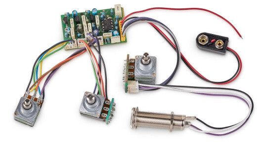 Mec 60060 - Active Eq2 Electronics For Active Pickups