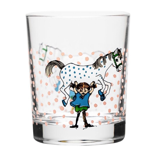 Muurla Pippi og Lilla Gubben drikkeglass 20 cl Multi