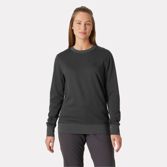 Helly Hansen Dame Nord Graphic Crewneck Genser Grå S