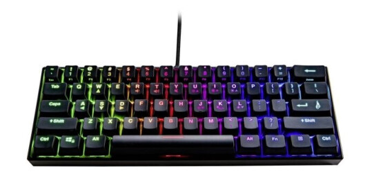 Surefire-Tastatur Surefire Kingpin M1 Kablet Spilltastatur 60 % Rgb Qwerty Engelsk Surefire-Tastatur Surefire Kingpin M1 Kablet Spilltastatur 60 % Rgb Qwerty Engelsk