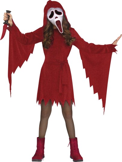 Wicked Costumes Scream Ghost Face rød Barn Kostyme Medium FW-127532.(M)