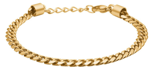 Tom Morris Panzer Armbånd 18 kt. Gullforgylt Rustfritt Stål TM00003 - Herre - Gold Tom Morris Panzer Armbånd 18 kt. Gullforgylt Rustfritt Stål TM00003 - Herre - Gold