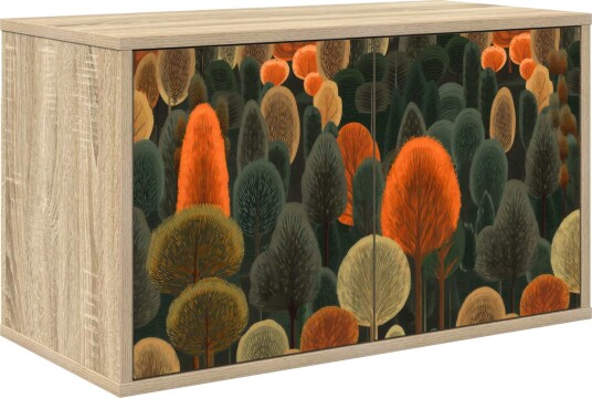vidaXL Vegghengt TV skap ZAANDAM 69 x 33 x 40 cm Sonoma eik vidaXL Vegghengt TV skap ZAANDAM 69 x 33 x 40 cm Sonoma eik