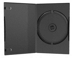 MediaRange BOX13-M DVD-etui 1 disker Svart Plastikk 120 mm 136 mm