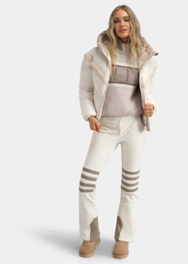 WoolLand Kvitfjell Skibukse Dame Beige S WoolLand Kvitfjell Skibukse Dame Beige S
