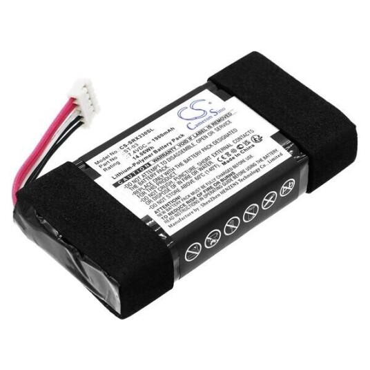Sony SRS-X33 batteri (1900 mAh 7.4 V)