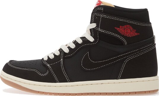 Joggesko Air Jordan 1 Retro High OG "Flight Club" Black/ University Red Sail Gum Med Brown EUR 47
