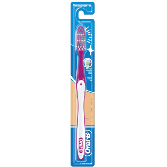 Oral-B 1-2-3 Tannbørste 40 Medium