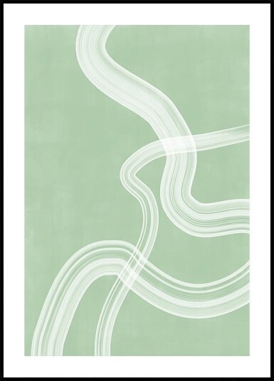 Minty Flow Plakat Plakat / 21x30cm
