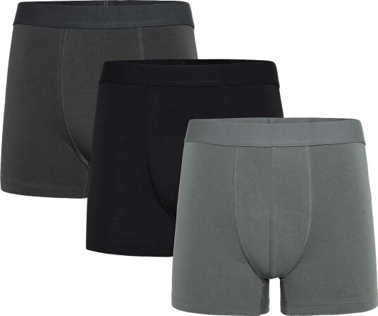 Weekday 3 Pack Boxer Briefs KHAKI & GREEN & BLACK L Weekday 3 Pack Boxer Briefs KHAKI & GREEN & BLACK L
