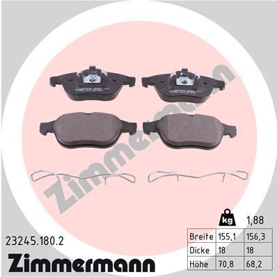 Bremseklosser ZIMMERMANN 23245.180.2