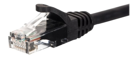 Netrack Koblingskabel Rj-45 Hann Til Rj-45 Hann 50 Cm Utp Cat 6 Formstøpt Uten Hindringer Svart