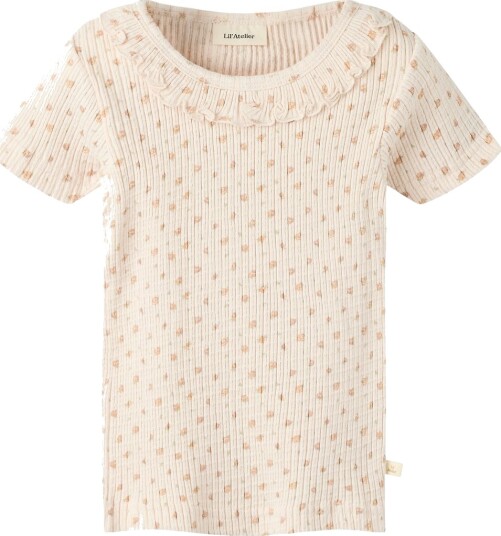 Lil" Atelier T-skjorte - Rib - NmfHulla - Shell - Lil Atelier - 4 år (104) - T-skjorte - Rosa Lil" Atelier T-skjorte - Rib - NmfHulla - Shell - Lil Atelier - 4 år (104) - T-skjorte - Rosa