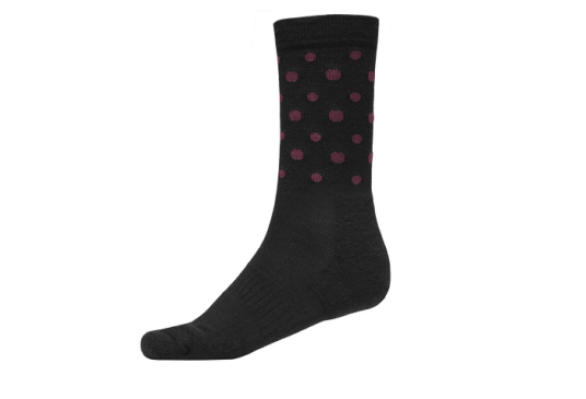 Icebug Active Merino Sock Spots Black/Hibiscus