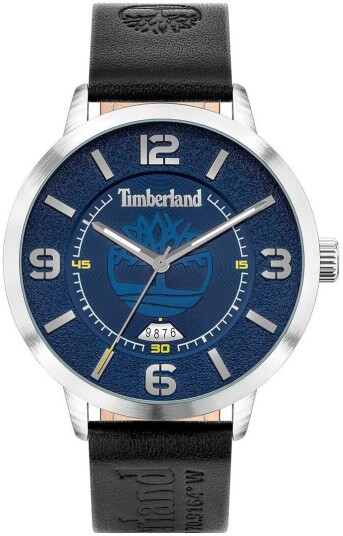 Timberland Herreklokke TDWGB2091001 Greycourt Z Blå/Lær Ø44 mm