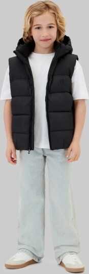 Calvin Klein Ck Tonal Block Padded Vest   Black   152