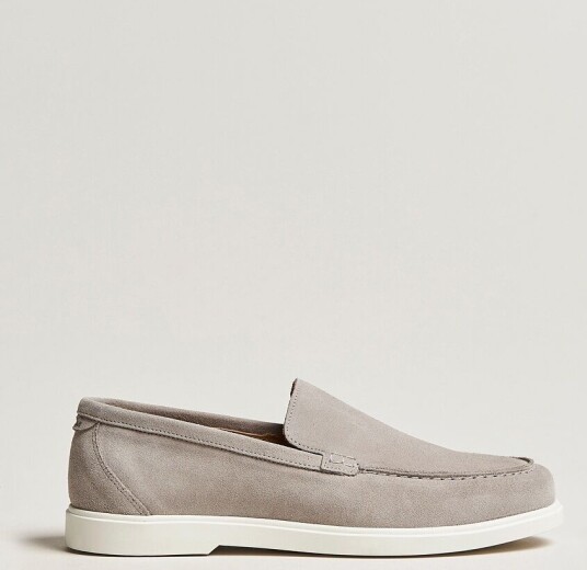 Loake Shoemakers Tuscany Suede Loafer Stone Loake Shoemakers Tuscany Suede Loafer Stone