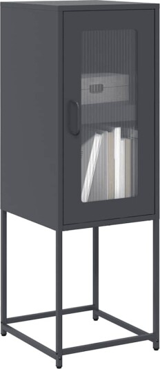 Skjenk Antrasitt 36x39x107 cm Kaldvalset Stål 8721158372345