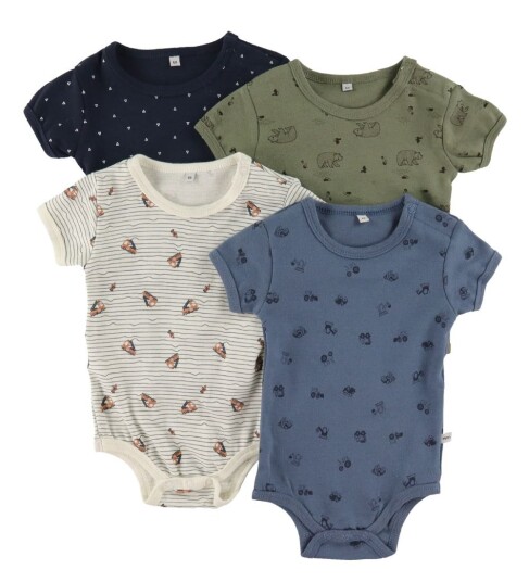 Pippi Body AO-printed 4-pak Deep Lichen Green 74