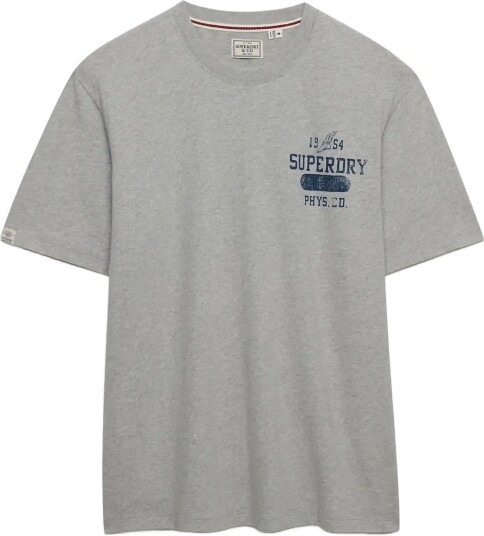 Superdry Ath Ess Tee VINTAGE SWEAT GREY MARL S Superdry Ath Ess Tee VINTAGE SWEAT GREY MARL S