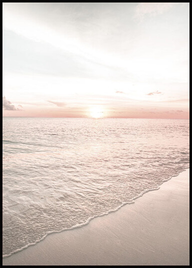 Rosa Solnedgang Plakat Plakat / 50x70cm