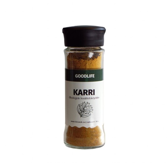 Goodlife økologisk mat karri 50 g Goodlife økologisk mat karri 50 g