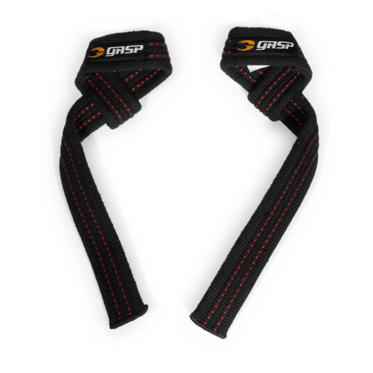 GASP Lifting Straps, black/red, GASP GASP Lifting Straps, black/red, GASP