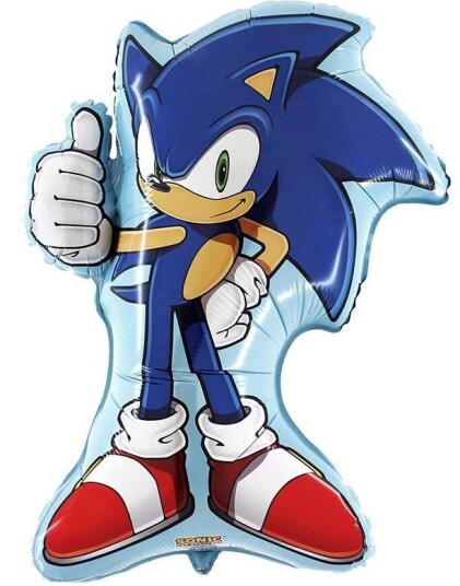 Sonic the Hedgehog Ballongfigur i Folie 84 cm