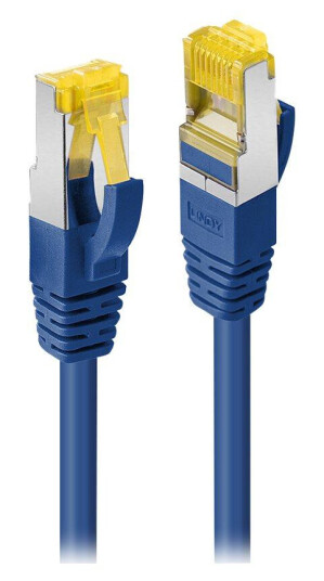 Lindy 7,5 m Cat6a Koblingskabel S/FTP RJ-45 Blå