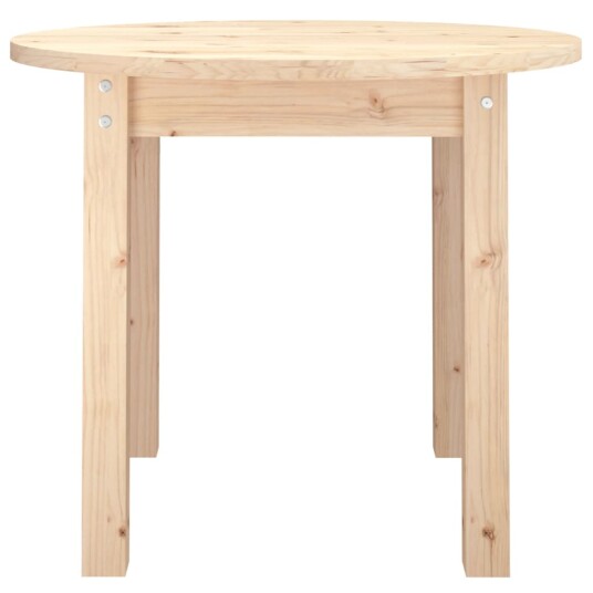 vidaXL Salongbord Ø 55x45 cm heltre furu