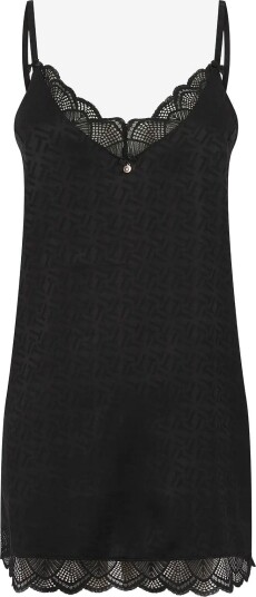 Ted Baker London Princess Jacquard Short Chemise   JET BLACK   M
